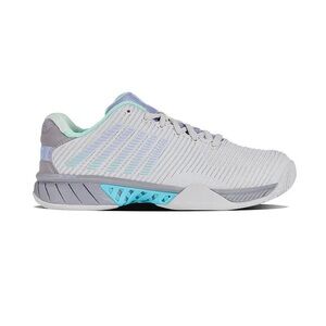 K-Swiss Women's Hypercourt Express 2 Sneaker - Gray and Purple